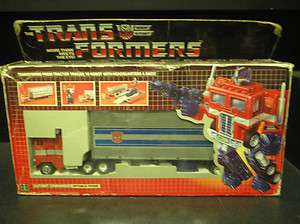 Vintage Transformers G1 Optimus Prime w/Box & Instructions 100% 