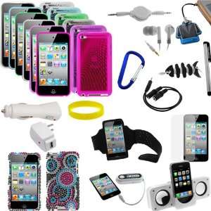  GTMax 21 Items Accessories Bundle kit for Apple iPod touch 