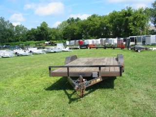 6712 USED Load Trail 2001 Car Hauler Trailer Ramps 83x18 Buy It NOW 