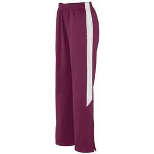 Augusta Ladies Medalist Pant MAROON/WHITE WL  Sports 