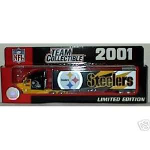 2001 Pittsburgh Steelers 1:80 Scale Diecast Tractor Trailer Semi NFL