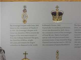 The Crown Jewels British 8 stamp set First Day Cover.  