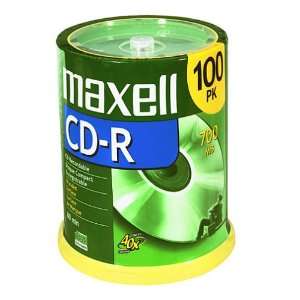   CDR Media 40X 700MB 80MINSPINDLE Maxell Consumer Tape Electronics