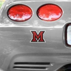  Miami University RedHawks Team Logo Car Decal  Automotive