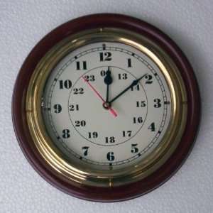   SIMPLEHANDTOOLED HANDCRAFTED MARINE WALL CLOCK