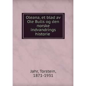   indvandrings historie: Torstein, 1871 1931 Jahr:  Books