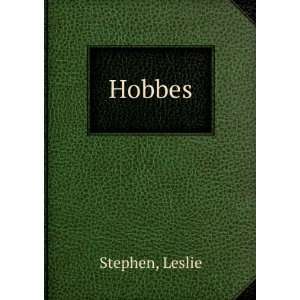  Hobbes Leslie Stephen Books