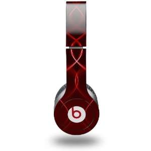  Abstract 01 Red Decal Style Skin (fits genuine Beats Solo 