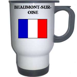  France   BEAUMONT SUR OISE White Stainless Steel Mug 