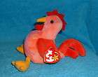 Ty Beanie Baby bean bag STRUT version 2 1996 rooster style 4171