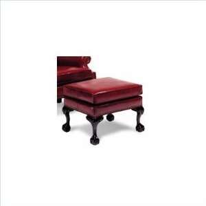    Distinction Leather Studded Ball in Claw Ottoman Furniture & Decor