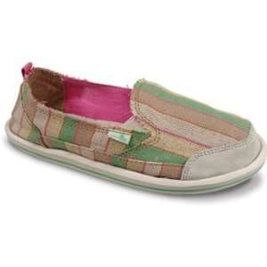  Sanuk Bumper Car Pink Slip On Sidewalk Surfers