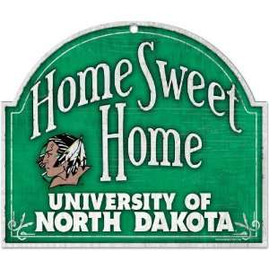   Fightin Sioux 11X9 Home Sweet Home Wood Sign