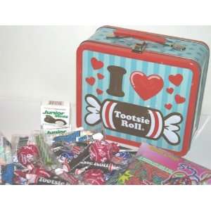  I Love Tootsie Roll Candy Assortment Filled Lunchbox 