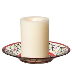   Festival Glass 7 Pillar Plate by Colonial Candle: Home & Kitchen
