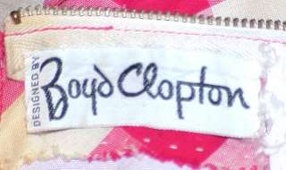 BOYD CLOPTON DRESS DESIGNER TO TOP NAMED STARS RARE  