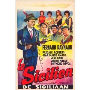   Sicilien (1958) 27 x 40 Movie Poster Belgian Style A