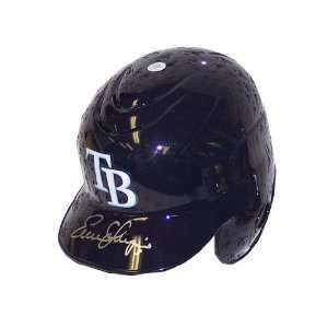  Evan Longoria t Autographed Helmet