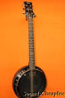 Dean Backwoods 6 Banjo w/Pickup   Black Chrome *U*FIX*  