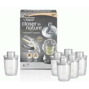  Tommee Tippee Closer To Nature Milk Powder Dispensers x 6 