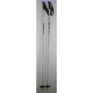  Used Tomic T 5 Silver and Black Ski Poles 42   107cm 