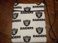 NFL Okland Raiders purse fabric bag tablet kindle case  