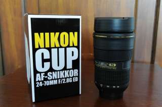   Lens 11 AF S 24 70mm f/2.8 Coffee Cup Mug with Box and Bag  