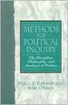 Methods for Political Inquiry The Discipline, Philosophy and Analysis 