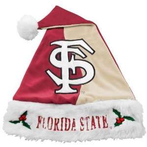 Florida State Seminoles (FSU) Mistletoe Santa Hat: Sports 
