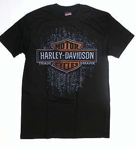 Stormy Hill Harley Davidson Dealer T Shirt, Color Bar & Shield  