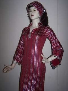 Belly dance Baladi/Saidi galabeya dress with hipscarf  