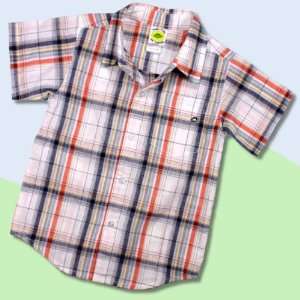  Toddlers Plaid Short Sleeve Shirt: Baby