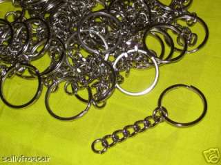 SPLIT RINGS 8mm BULK 100pcs SPLITRING/KEYRING jewellery  