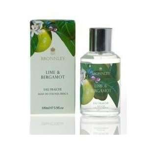    Bronnley Lime and Bergamot Eau Fraiche 100ml fragrance Beauty