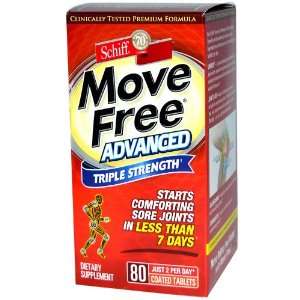 Schiff Joint Care Formulas Move Free Advanced Triple Strength 80 