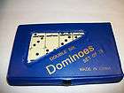 Double Six Dominoes Set of 28 Ivory (instructions included)