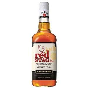   Red Stag Black Cherry Bourbon Whiskey 750ml: Grocery & Gourmet Food