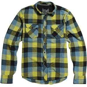   Skeptic Long Sleeve Flannel Shirt   2X Large/Spearmint: Automotive