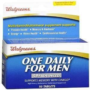   One Daily For Men 50+ Multivitamin Tablets, 50 