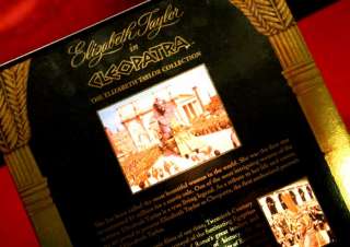 ELIZABETH TAYLOR BARBIE, Cleopatra, DVD, Liz BOOK, MINT IN BOX, NRFB 