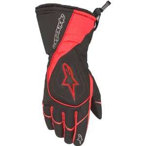   Mens Waterproof Road Race Motorcycle Gloves   Red / Small: Automotive