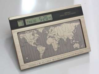 1980s SEIKO World Time Touch Sensor Clock NEC Award  