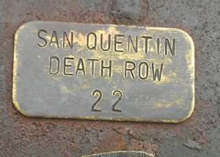 Cast Iron San Quentin Penitentiary Prison Padlock Lock  