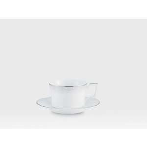  Noritake Alana Platinum #4881 Cups & Saucers: Kitchen 