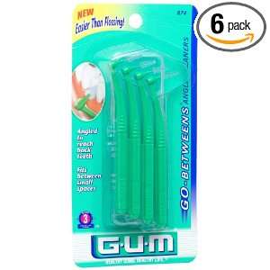  Butler G U M Go Betweens Angled Cleaners (Pack of 6 