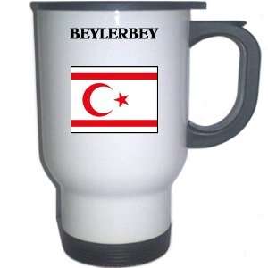 Northern Cyprus   BEYLERBEY White Stainless Steel Mug 