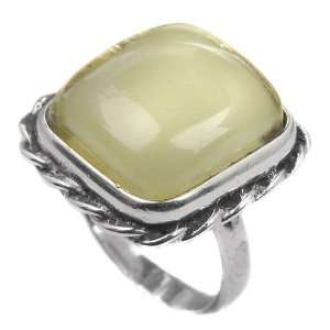   and Sterling Silver Square Ring Size 6: Ian and Valeri Co.: Jewelry