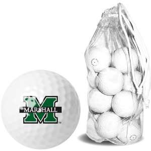  Marshall Thundering Herd NCAA 15 Golf Ball Clear Pack 