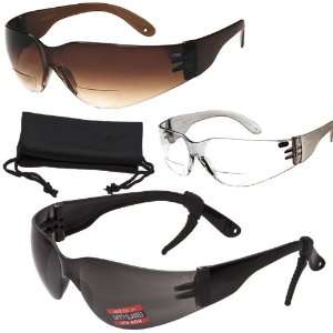  Rider Bifocal Safety Glasses 1.50 Diopter   Free Rubber 