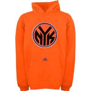  New York Knicks Youth Orange Big Logo Fleece Hooded 